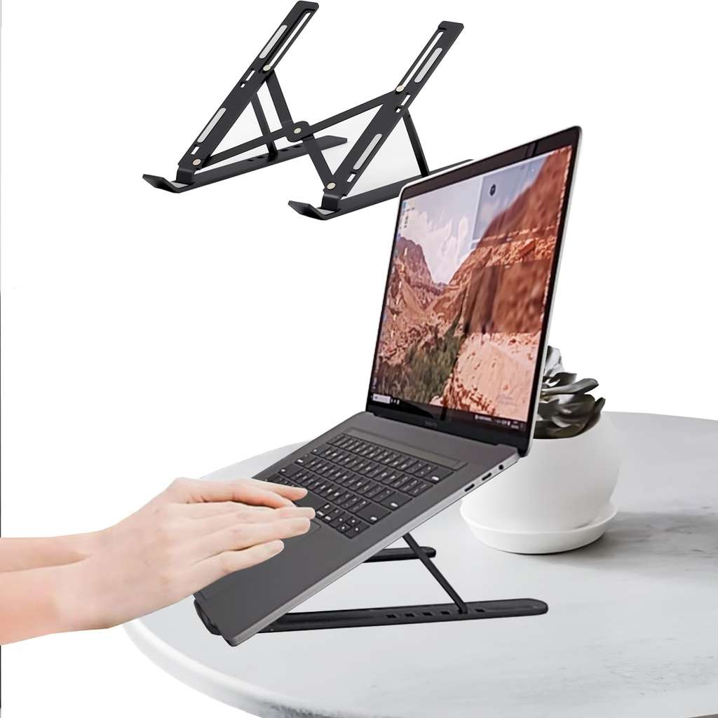 Soporte portátil Haul de aluminio para portátiles de 10 a 15,6″ por 0,61€