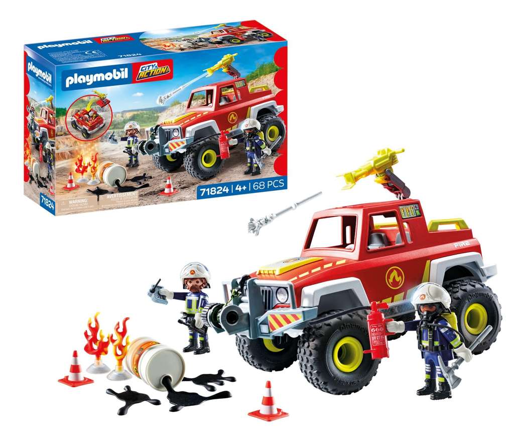 El camión de bomberos de Playmobil cae a 14€ en Amazon con un 59% de descuento