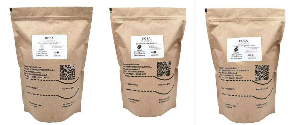 Café sin intermediarios (1 kg) mezcla India y Brasil: intensidad alta con un 52% menos